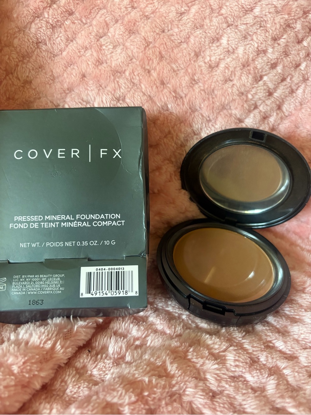 NIB COVER FX Pressed Mineral Foundation Compact 12 g - .35oz - Shade : T3